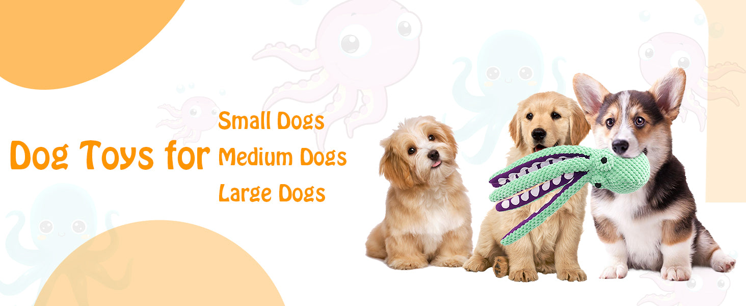Large Squeaky Dog Toy - Plush Dog Toy, Soft Fabric, Suitable for Small, Medium, and Large Dogs, Daily Companion, Training Reward Gift