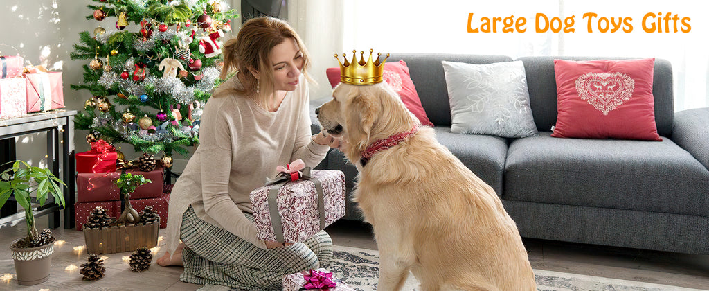 Large Squeaky Dog Toy - Plush Dog Toy, Soft Fabric, Suitable for Small, Medium, and Large Dogs, Daily Companion, Training Reward Gift